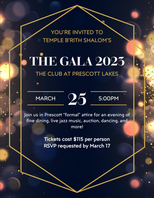 Banner Image for TBS Gala at Prescott Lakes 